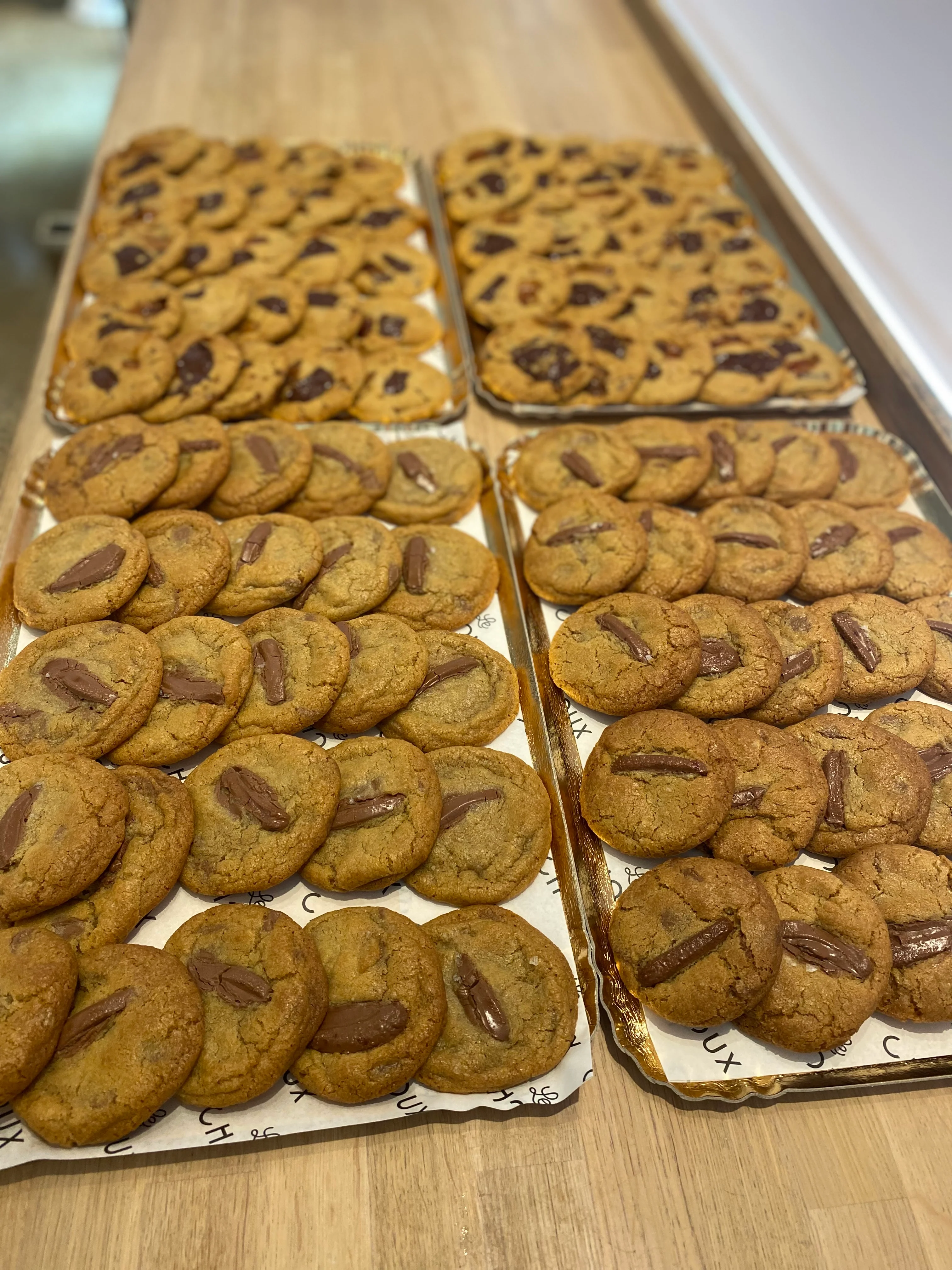 Platter of 40 Mini Milk Chocolate Cookies - Image 3